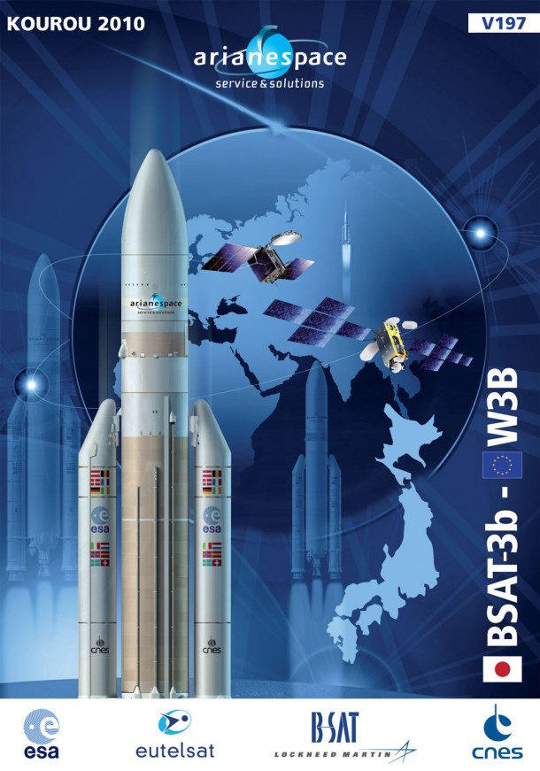 Ariane 5's upcoming mission is given its “go” for launch. Credit: Arianespace