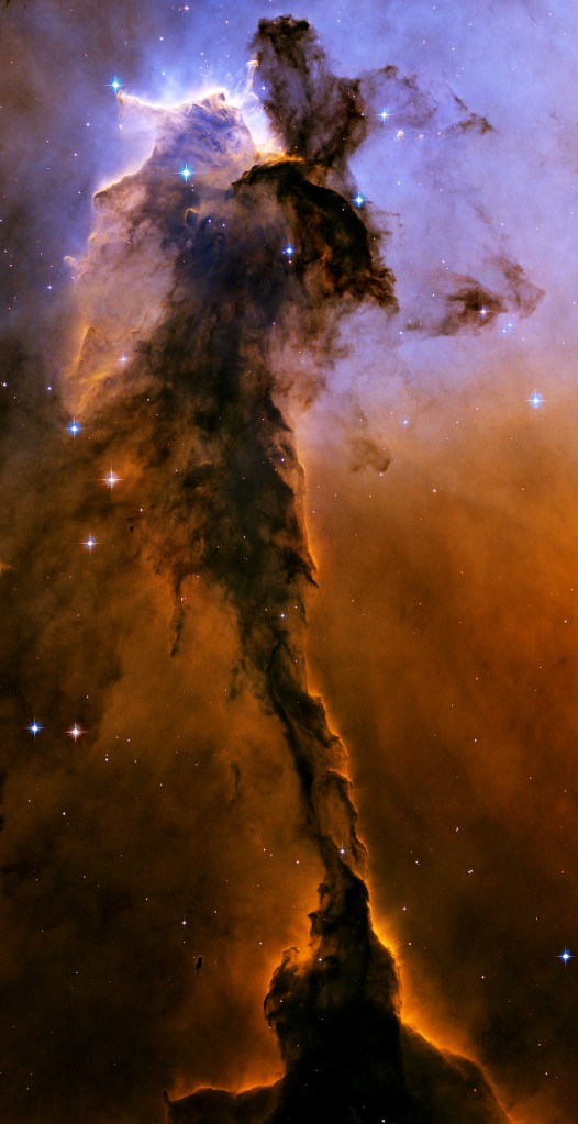 The Eagle has risen: Stellar spire in the Eagle Nebula. Credit: NASA, ESA, and The Hubble Heritage Team STScI/AURA) The Eagle has risen: Stellar spire in the Eagle Nebula. Credit: NASA, ESA, and The Hubble Heritage Team STScI/AURA)