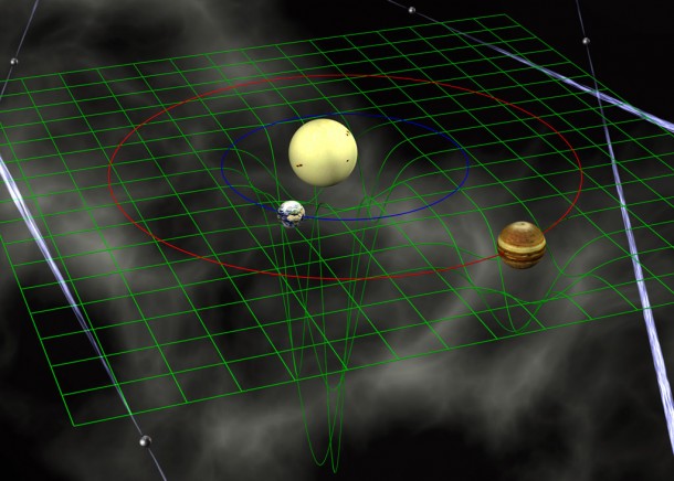 Scientists have discovered a way to use radio signals from the small spinning stars called pulsars to 'weigh' our planets. Credit: CSIRO, D. Champion, MPIfR Scientists have discovered a way to use radio signals from the small spinning stars called pulsars to 'weigh' our planets. Credit: CSIRO, D. Champion, MPIfR