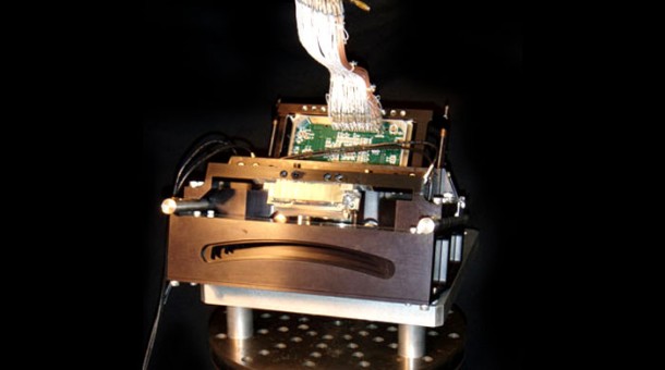 A laboratory test version of the airborne prototype for the Multiangle SpectroPolarimetric Imager camera. Image credit: NASA/JPL-Caltech A laboratory test version of the airborne prototype for the Multiangle SpectroPolarimetric Imager camera. Image credit: NASA/JPL-Caltech