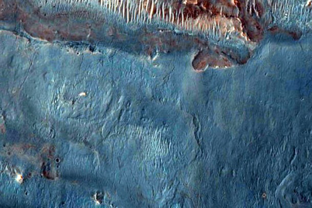 Possible Phyllosilicate-Rich Area in Syrtis Major. Credit: NASA/JPL/University of Arizona