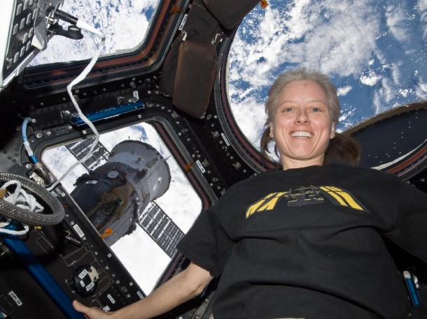 NASA astronaut Shannon Walker, Expedition 25 flight engineer, is pictured near the windows in the Cupola of the International Space Station. Credit: NASA NASA astronaut Shannon Walker, Expedition 25 flight engineer, is pictured near the windows in the Cupola of the International Space Station. Credit: NASA