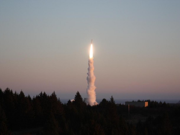 FASTSAT launches from Kodiak, Alaska. (Credit: Steven Young/Spaceflight Now) FASTSAT launches from Kodiak, Alaska. (Credit: Steven Young/Spaceflight Now)