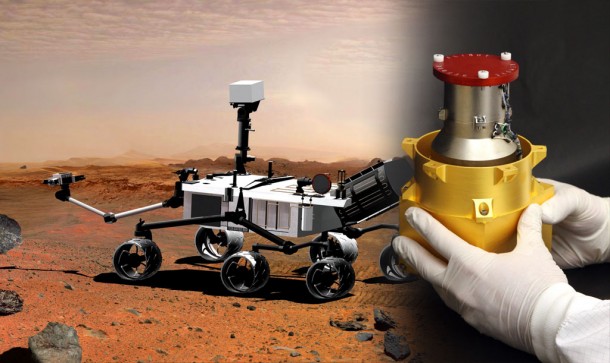 The Radiation Assessment Detector, or RAD, instrument (right) will aid future human missions to Mars by providing information about the radiation environment on Mars. It's one of 10 science instruments for the Mars Curiosity rover (depicted in the artist's concept on the left). Image credit: NASA/JPL-Caltech/SwRI The Radiation Assessment Detector, or RAD, instrument (right) will aid future human missions to Mars by providing information about the radiation environment on Mars. It's one of 10 science instruments for the Mars Curiosity rover (depicted in the artist's concept on the left). Image credit: NASA/JPL-Caltech/SwRI