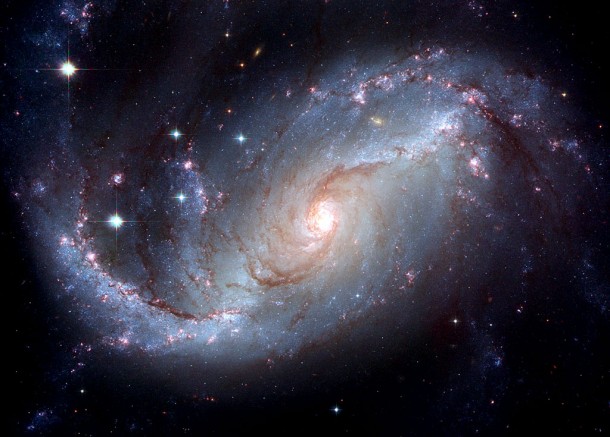 Stellar Nursery in the arms of NGC 1672. Credit: NASA, ESA Stellar Nursery in the arms of NGC 1672. Credit: NASA, ESA