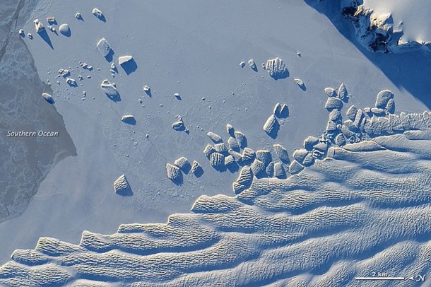 Matusevich Glacier as Seen from Space. Credit: NASA