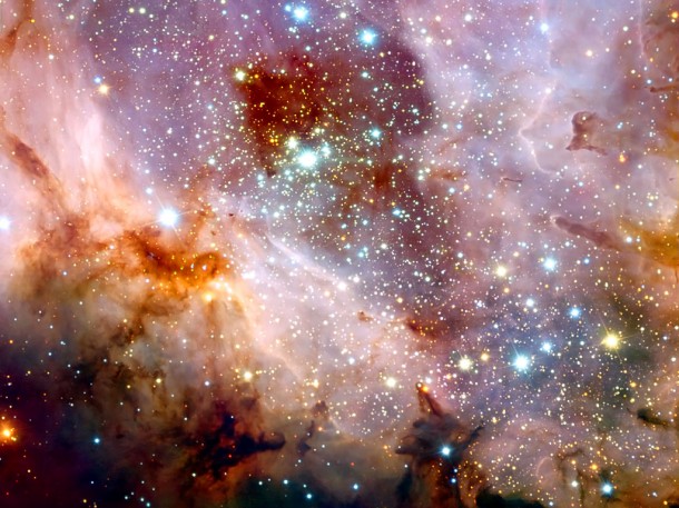 ESO’s Very Large Telescope Peers into the Omega Nebula. Credit: ESO/R. Chini