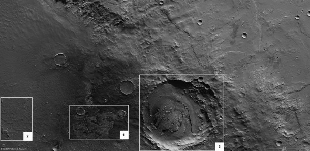 Features in Schiaparelli Features in Schiaparelli