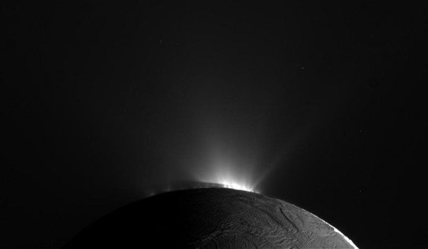 NASA's Cassini spacecraft obtained this raw image of the south polar region of Saturn's moon Enceladus on Nov. 30, 2010. The spacecraft was about 89,000 kilometers (55,000 miles) away from the moon's surface. Image Credit: NASA/JPL/SSI NASA's Cassini spacecraft obtained this raw image of the south polar region of Saturn's moon Enceladus on Nov. 30, 2010. The spacecraft was about 89,000 kilometers (55,000 miles) away from the moon's surface. Image Credit: NASA/JPL/SSI