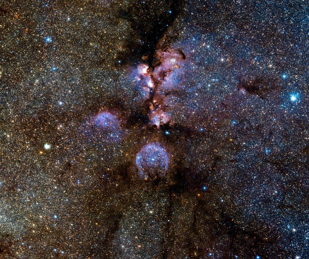 VISTA’s infrared view of the Cat’s Paw Nebula. Credit: ESO/J. Emerson/VISTA VISTA’s infrared view of the Cat’s Paw Nebula. Credit: ESO/J. Emerson/VISTA