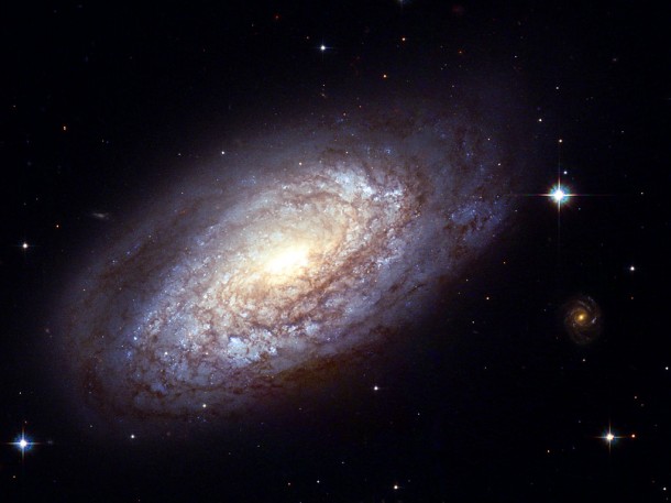 Galaxy NGC 2397 with an explosive secret. Credit: NASA, ESA & Stephen Smartt (Queen's University Belfast, UK) Galaxy NGC 2397 with an explosive secret. Credit: NASA, ESA & Stephen Smartt (Queen's University Belfast, UK)