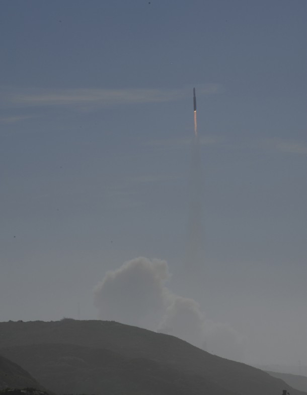 The first West Coast Delta IV Heavy Launch Vehicle was launched from Space Launch Complex-6 here Thursday, Jan. 20, 2011, at 1:10 p.m. PST The first West Coast Delta IV Heavy Launch Vehicle was launched from Space Launch Complex-6 here Thursday, Jan. 20, 2011, at 1:10 p.m. PST