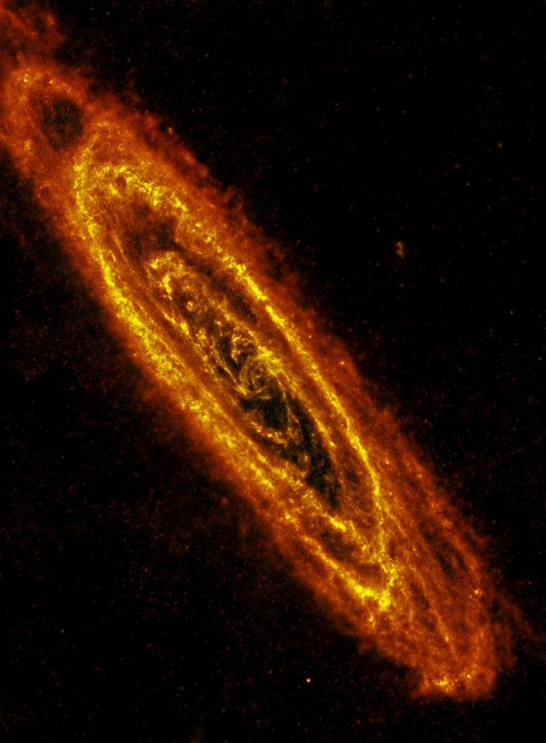 Andromeda Galaxy seen in infrared Andromeda Galaxy seen in infrared
