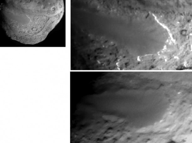 This image layout depicts changes in the surface of comet Tempel 1, observed first by NASA's Deep Impact Mission in 2005 (top right) and again by NASA's Stardust-NExT mission on Feb. 14, 2011 (bottom right). Image credit: NASA/JPL-Caltech/University of Maryland/Cornell This image layout depicts changes in the surface of comet Tempel 1, observed first by NASA's Deep Impact Mission in 2005 (top right) and again by NASA's Stardust-NExT mission on Feb. 14, 2011 (bottom right). Image credit: NASA/JPL-Caltech/University of Maryland/Cornell