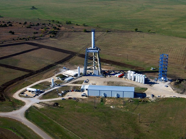 View of the large test stand, part of SpaceX’s rocket development facilities in McGregor, Texas. Credit: SpaceX View of the large test stand, part of SpaceX’s rocket development facilities in McGregor, Texas. Credit: SpaceX
