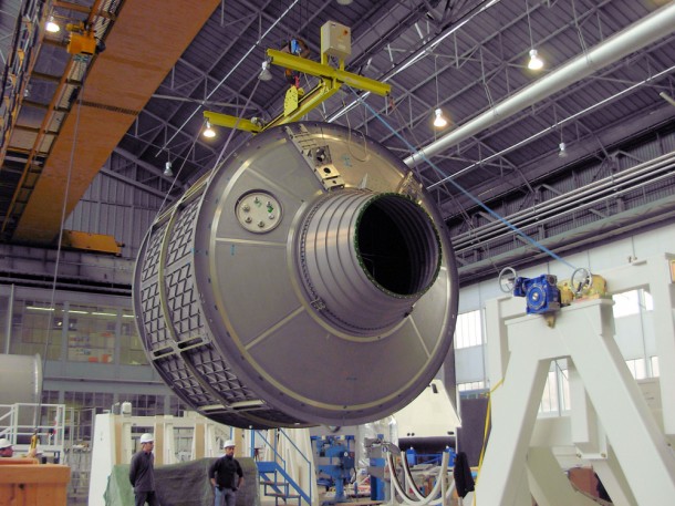 Pressurised module for Albert Einstein