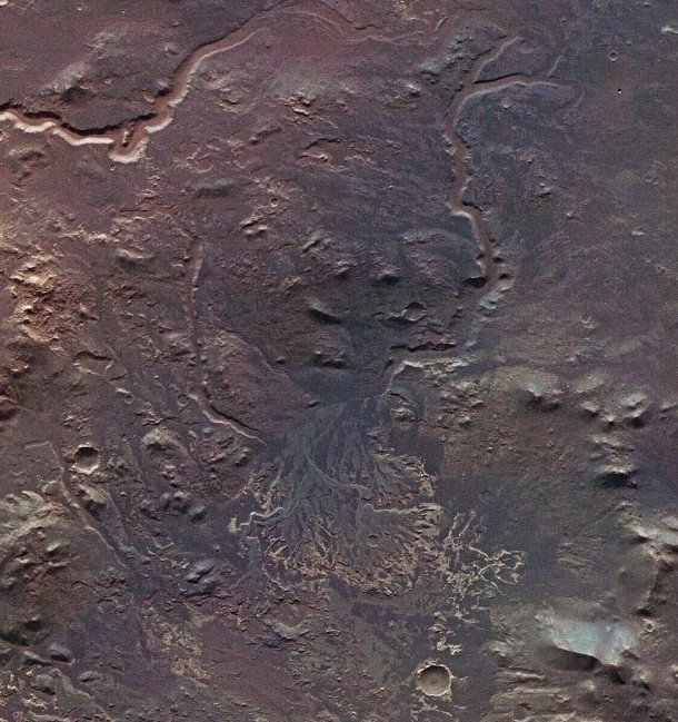 Delta in Eberswalde crater Delta in Eberswalde crater