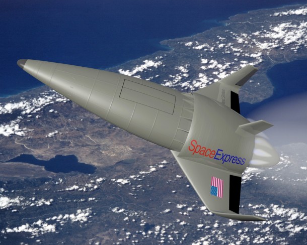 A reliable and reusable booster that encompasses several emerging technologies will be crucial to developing a space launch architecture that drives down the price of delivering passengers and payloads into space or for carrying cargo around the world in two hours or less, according to a study of spaceflight's future. NASA artist concept. A reliable and reusable booster that encompasses several emerging technologies will be crucial to developing a space launch architecture that drives down the price of delivering passengers and payloads into space or for carrying cargo around the world in two hours or less, according to a study of spaceflight's future. NASA artist concept.