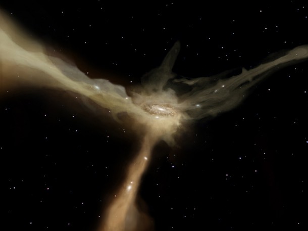 Galaxy forming stars Galaxy forming stars