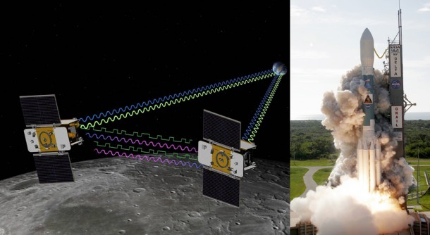 NASA's GRAIL spacecraft successfully launched from Cape Canaveral Air Force Station, Fla., at 9:08 EDT (6:08 PDT) on Sept. 10, 2011. Image credit: NASA NASA's GRAIL spacecraft successfully launched from Cape Canaveral Air Force Station, Fla., at 9:08 EDT (6:08 PDT) on Sept. 10, 2011. Image credit: NASA