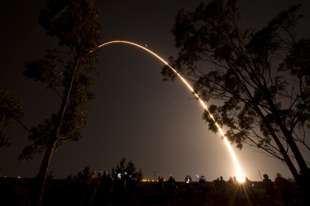 Liftoff of the NPP aboard a Delta II rocket at Space Launch Complex-2 at Vandenberg Air Force Base in Calif. Photo credit: NASA/Bill Ingalls Liftoff of the NPP aboard a Delta II rocket at Space Launch Complex-2 at Vandenberg Air Force Base in Calif. Photo credit: NASA/Bill Ingalls