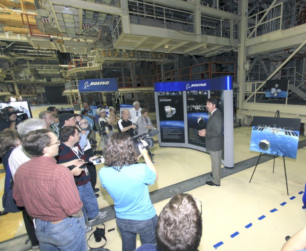 Chuck Hardison shares plans to take NASA astronauts to the International Space Station aboard The Boeing Co.'s CST-100 spacecraft around the middle of the decade. Photo credit: Jim Grossmann Chuck Hardison shares plans to take NASA astronauts to the International Space Station aboard The Boeing Co.'s CST-100 spacecraft around the middle of the decade. Photo credit: Jim Grossmann