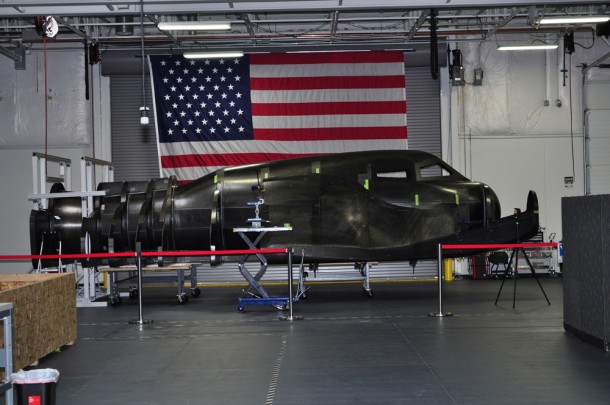 Sierra Nevada's Dream Chaser flight test vehicle is in Louisville, Colo., where it will be assembled and integrated with secondary systems for future milestones. Image credit: Sierra Nevada Corp. Sierra Nevada's Dream Chaser flight test vehicle is in Louisville, Colo., where it will be assembled and integrated with secondary systems for future milestones. Image credit: Sierra Nevada Corp.