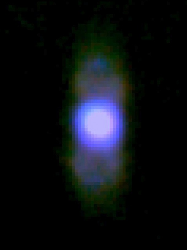 NASA's SOFIA telescope and the FORCAST instrument captured this color-composite image of the planetary nebula Minkowski 2-9 (M2-9) showing a dying sun-like star. (NASA/DLR/USRA/DSI/FORCAST team) NASA's SOFIA telescope and the FORCAST instrument captured this color-composite image of the planetary nebula Minkowski 2-9 (M2-9) showing a dying sun-like star. (NASA/DLR/USRA/DSI/FORCAST team)