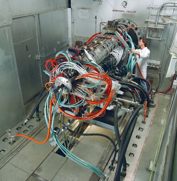Aerodynamic Heating Facility at Ames where PICA-X was tested Photo credit: NASA/Ames Aerodynamic Heating Facility at Ames where PICA-X was tested Photo credit: NASA/Ames