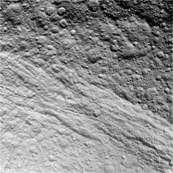 This raw, unprocessed image was taken by NASA's Cassini spacecraft on May 20, 2012. The camera was pointing toward Tethys at approximately 37,196 miles (59,861 kilometers) away. Image Credit: NASA/JPL/Space Science Institute This raw, unprocessed image was taken by NASA's Cassini spacecraft on May 20, 2012. The camera was pointing toward Tethys at approximately 37,196 miles (59,861 kilometers) away. Image Credit: NASA/JPL/Space Science Institute