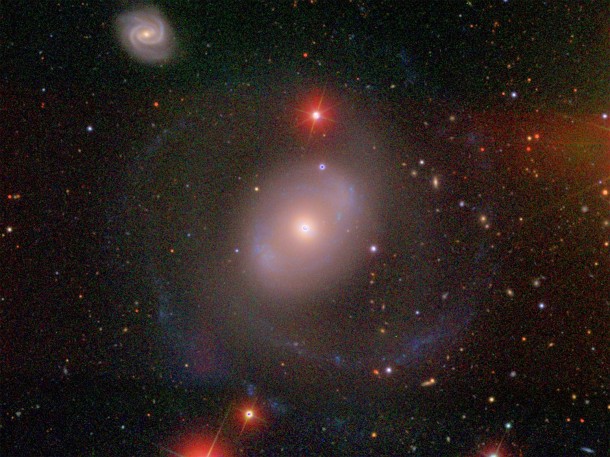 The galaxy NGC 4151 is located about 45 million light-years away toward the constellation Canes Venatici. Activity powered by its central black hole makes NGC 4151 one of the brightest active galaxies in X-rays. Credit: David W. Hogg, Michael R. Blanton, and the Sloan Digital Sky Survey Collaboration 
