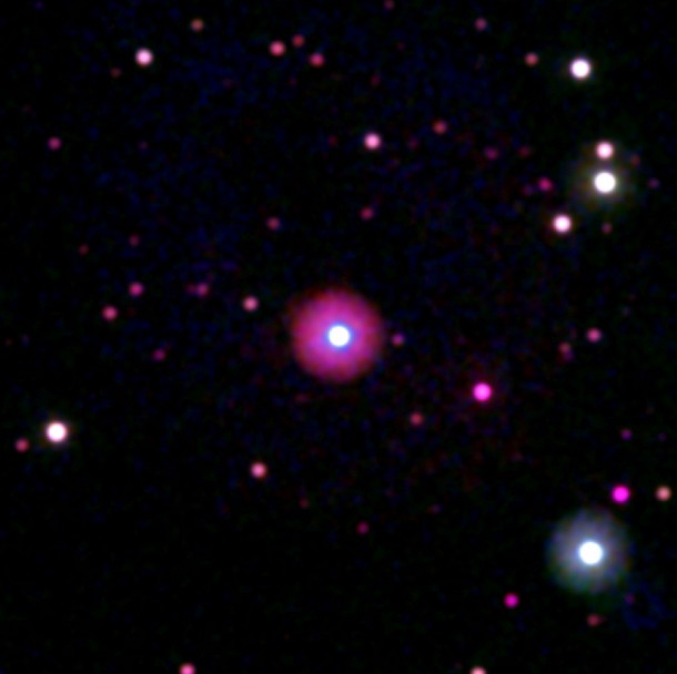 Swift's Ultraviolet/Optical Telescope captured this view of HD 189733b's star on Sept. 14, 2011. The image is 6 arcminutes across. Credit: NASA/Swift/Stefan Immler Swift's Ultraviolet/Optical Telescope captured this view of HD 189733b's star on Sept. 14, 2011. The image is 6 arcminutes across. Credit: NASA/Swift/Stefan Immler