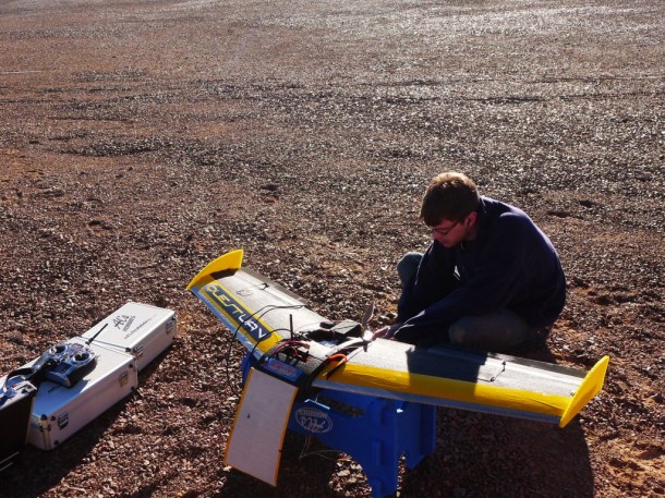 UAV for route mapping
