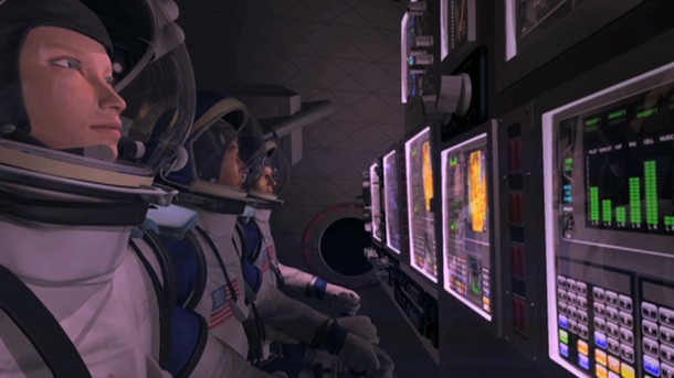 An artist's conception of astronauts inside SpaceX's Dragon capsule. Image credit: SpaceX An artist's conception of astronauts inside SpaceX's Dragon capsule. Image credit: SpaceX