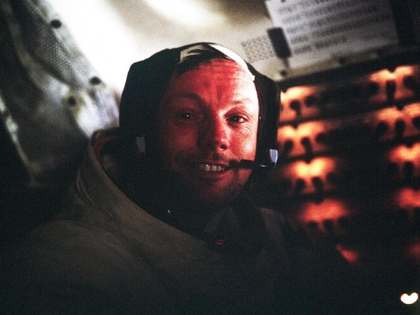 Mission Accomplished Astronaut Neil A. Armstrong, Apollo 11 Commander, inside the Lunar Module as it rests on the lunar surface after completion of his historic moonwalk. Image Credit: NASA Mission Accomplished Astronaut Neil A. Armstrong, Apollo 11 Commander, inside the Lunar Module as it rests on the lunar surface after completion of his historic moonwalk. Image Credit: NASA