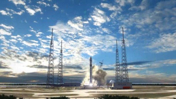 An artist's conception of Space Exploration Technologies' Dragon capsule atop the company's Falcon 9 rocket for the Commercial Crew Integrated Capability (CCiCap) phase of NASA's Commercial Crew Program. Image credit: SpaceX An artist's conception of Space Exploration Technologies' Dragon capsule atop the company's Falcon 9 rocket for the Commercial Crew Integrated Capability (CCiCap) phase of NASA's Commercial Crew Program. Image credit: SpaceX