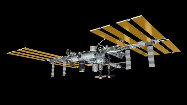 A computer-generated artist's rendering of the International Space Station as of Aug. 2, 2012. NASA is spurring an industry capability to and from low Earth orbit and working to ensure the U.S. has a crew transportation capability to the International Space Station. Image credit: NASA A computer-generated artist's rendering of the International Space Station as of Aug. 2, 2012. NASA is spurring an industry capability to and from low Earth orbit and working to ensure the U.S. has a crew transportation capability to the International Space Station. Image credit: NASA