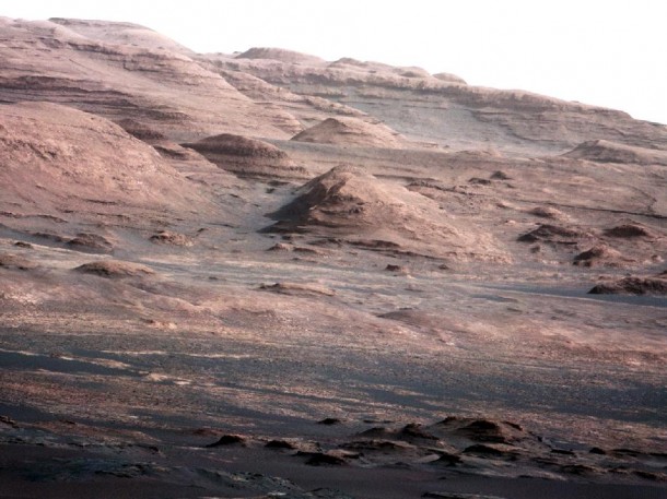 A chapter of the layered geological history of Mars is laid bare in this postcard from NASA's Curiosity rover. Image credit: NASA/JPL-Caltech/MSSS A chapter of the layered geological history of Mars is laid bare in this postcard from NASA's Curiosity rover. Image credit: NASA/JPL-Caltech/MSSS