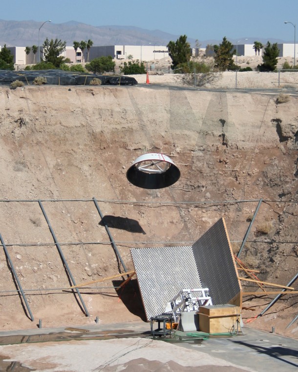 The Boeing Company performs a jettison test of its forward heat shield, which will protect the parachutes of the company's CST-100 spacecraft during trips to and from low Earth orbit. Image credit: Boeing The Boeing Company performs a jettison test of its forward heat shield, which will protect the parachutes of the company's CST-100 spacecraft during trips to and from low Earth orbit. Image credit: Boeing