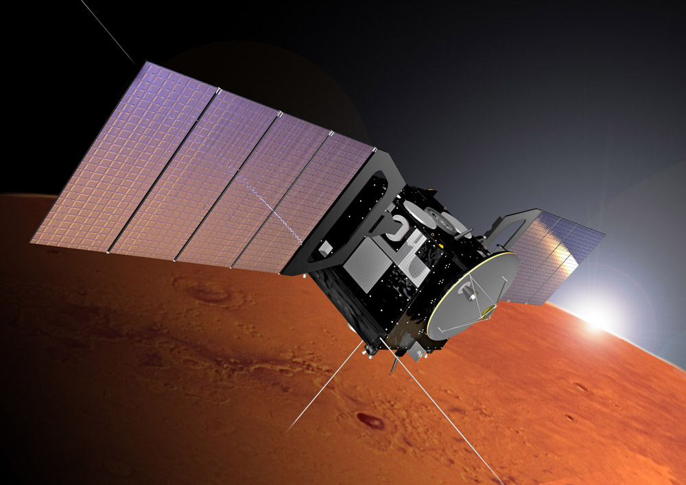 Mars Express marks the spot for Curiosity landing International Space