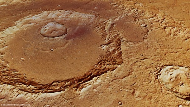 Hadley Crater perspective view Hadley Crater perspective view