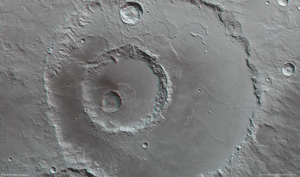3D anaglyph view of Hadley crater 3D anaglyph view of Hadley crater