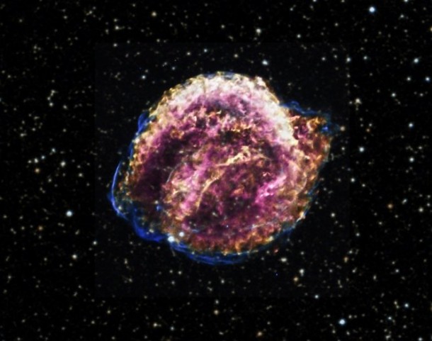 Credits: X-ray: NASA/CXC/SAO/D.Patnaude, Optical: DSS Credits: X-ray: NASA/CXC/SAO/D.Patnaude, Optical: DSS