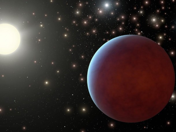 Astronomers have discovered two gas giant planets orbiting stars in the Beehive cluster, a collection of about 1,000 tightly packed stars. Image credit: NASA/JPL-Caltech Astronomers have discovered two gas giant planets orbiting stars in the Beehive cluster, a collection of about 1,000 tightly packed stars. Image credit: NASA/JPL-Caltech