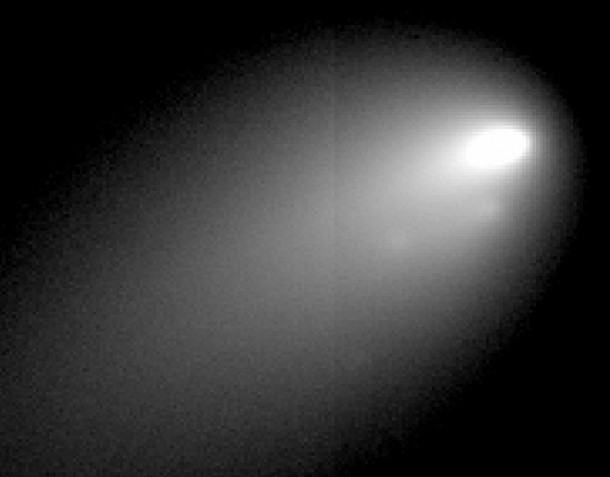 Comet 168P-Hergenrother was imaged by the NOAO/Gemini telescope on Nov. 2, 2011 at about 6 a.m. UTC. Image credit: NASA/JPL-Caltech/NOAO/Gemini 