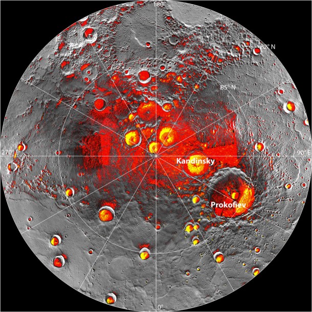 Permanently Shadowed Polar Craters Image Credit: NASA/Johns Hopkins University Applied Physics Laboratory/Carnegie Institution of Washington/National Astronomy and Ionosphere Center, Arecibo Observatory Permanently Shadowed Polar Craters Image Credit: NASA/Johns Hopkins University Applied Physics Laboratory/Carnegie Institution of Washington/National Astronomy and Ionosphere Center, Arecibo Observatory