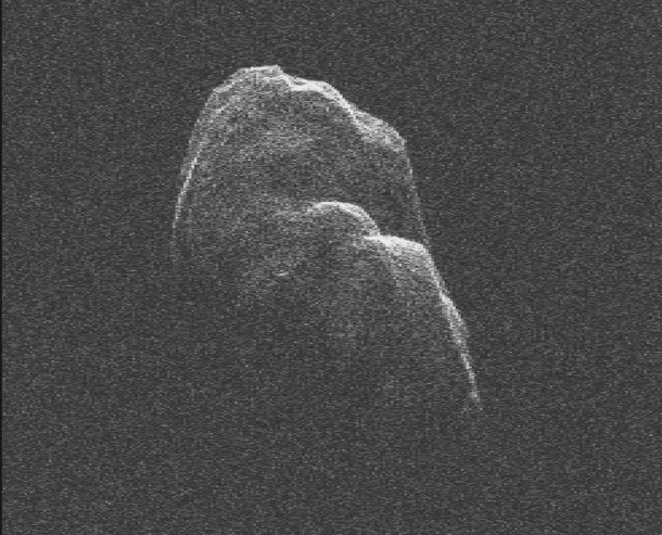 Radar imagery of asteroid Toutatis taken by NASA's Goldstone Solar System Radar on Dec. 12 and 13, 2012. Image credit: NASA/JPL-Caltech Radar imagery of asteroid Toutatis taken by NASA's Goldstone Solar System Radar on Dec. 12 and 13, 2012. Image credit: NASA/JPL-Caltech