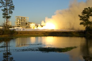 AJ26 engine completes successful hot fire test at NASA's Stennis Space Center. AJ26 engine completes successful hot fire test at NASA's Stennis Space Center.