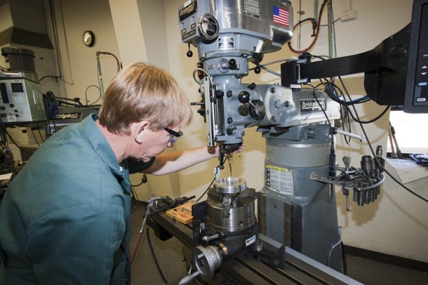 Jim Niehoff, a Mechanical Engineering Technician with the NASA Prototype Development Laboratory, is one of many Kennedy Space Center employees working alongside Lockheed Martin to ensure the future of U.S. space exploration. Image credit: NASA/Jim Grossmann Jim Niehoff, a Mechanical Engineering Technician with the NASA Prototype Development Laboratory, is one of many Kennedy Space Center employees working alongside Lockheed Martin to ensure the future of U.S. space exploration. Image credit: NASA/Jim Grossmann