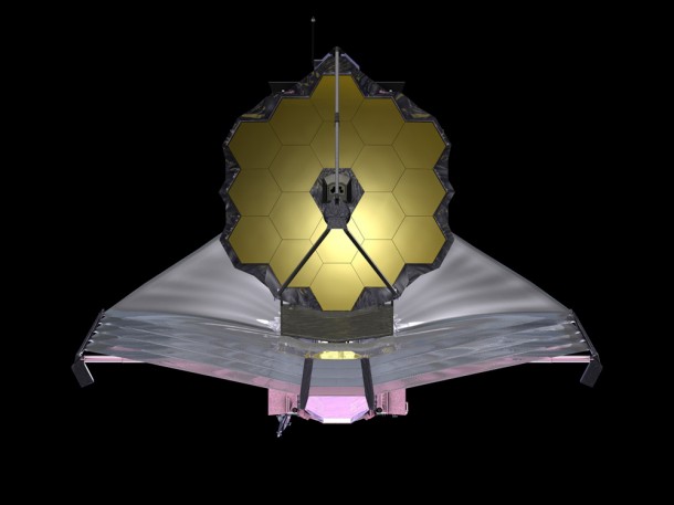 September 2009 artist conception of NASA's James Webb Space Telescope. Credit: NASA September 2009 artist conception of NASA's James Webb Space Telescope. Credit: NASA